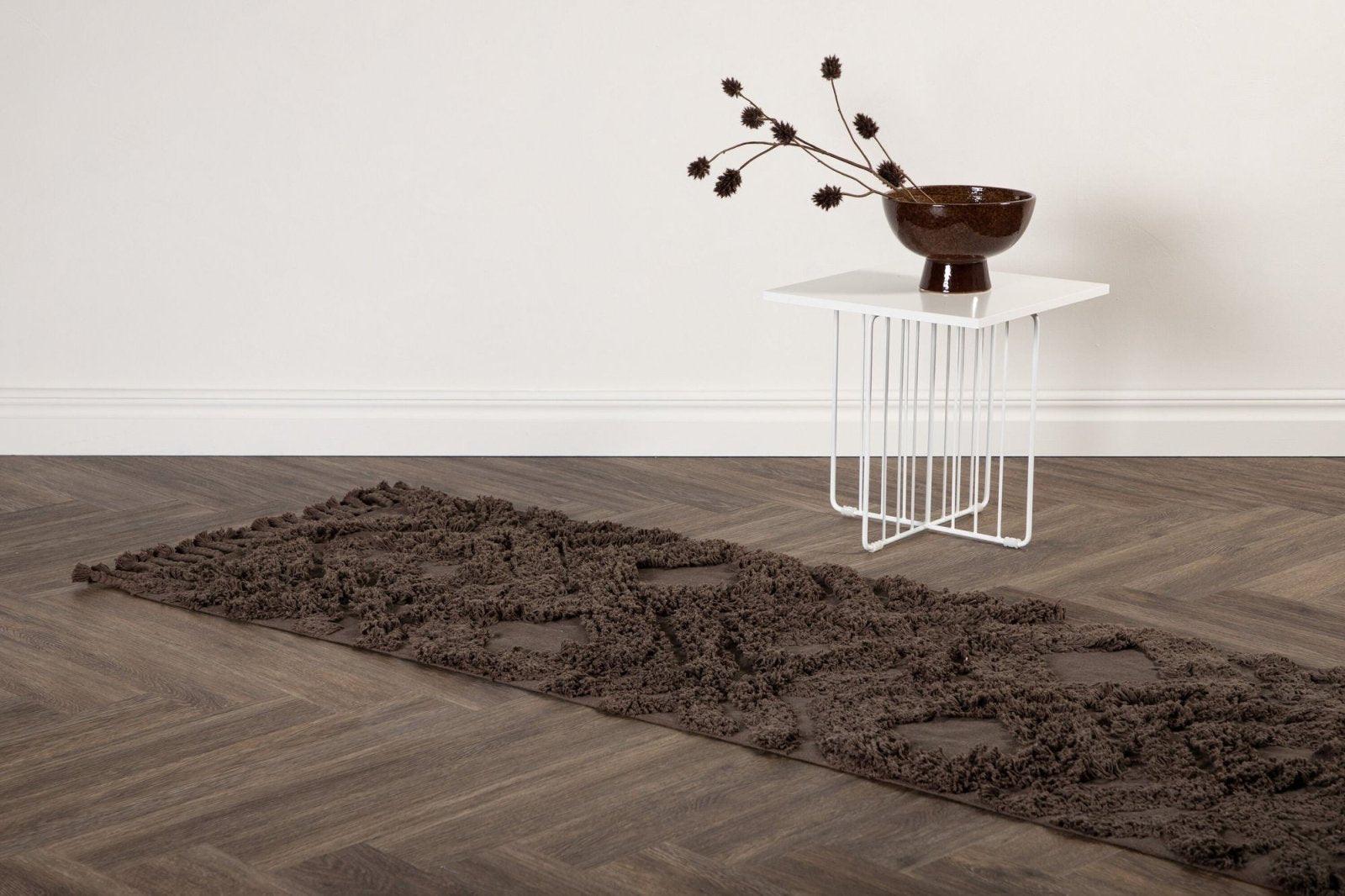 Venture Home Hilma Gångmatta 70 x 200, Brun - Azalea Home