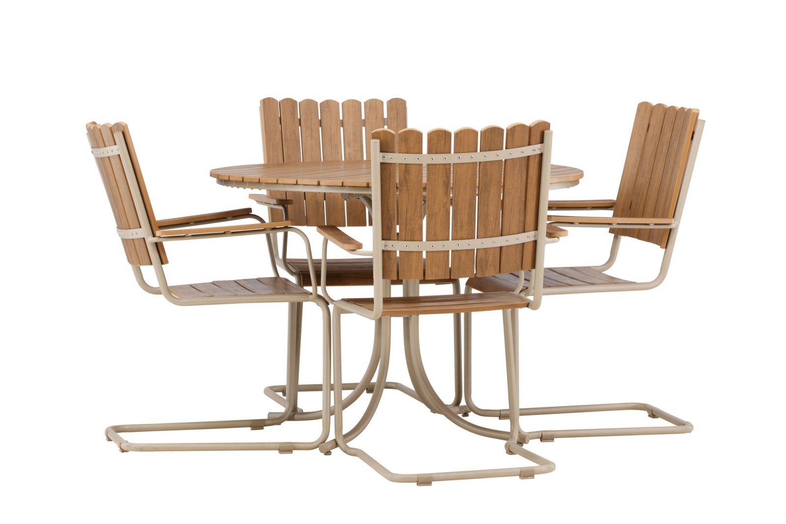Venture Home Holmsund Matgrupp Utomhus, Beige - Azalea Home