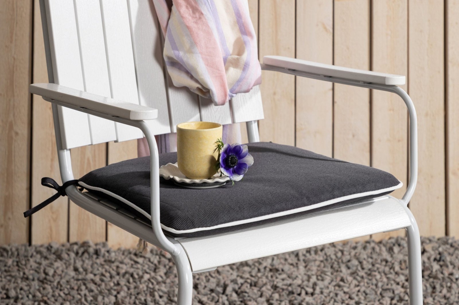 Venture Home Holmsund Sittdyna 6 - Pack 39 x 46, Mörkgrå - Azalea Home