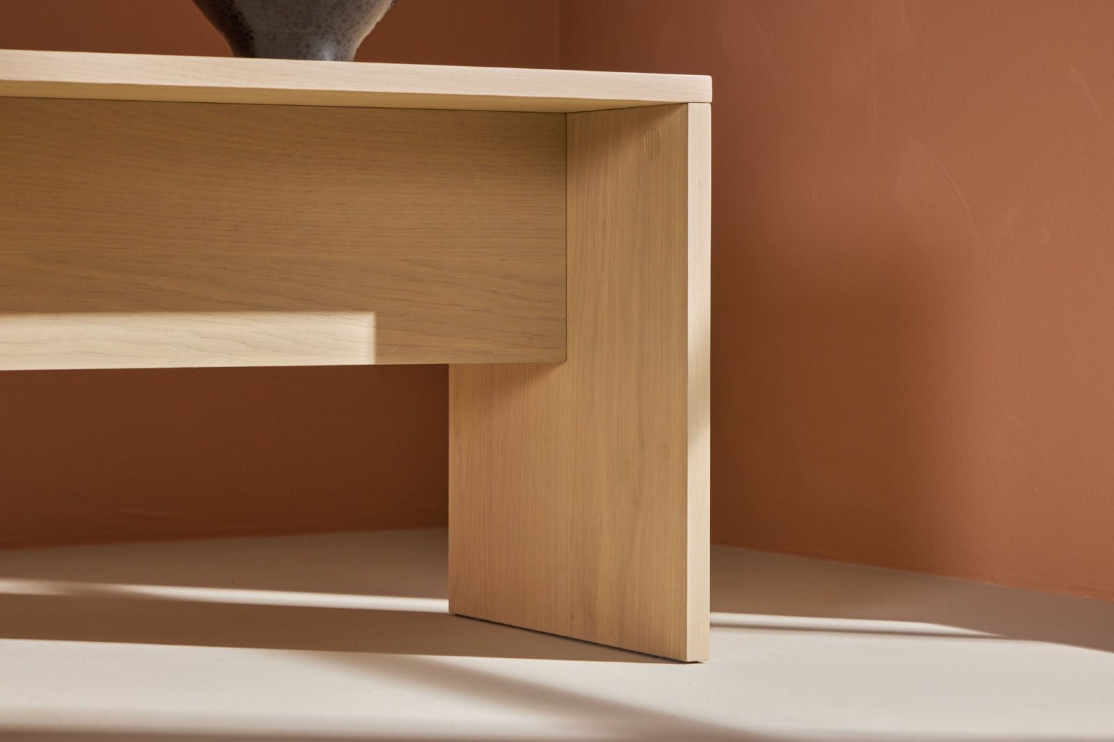 Venture Home Juni Soffbord 58 x 35, Vitputsad - Azalea Home