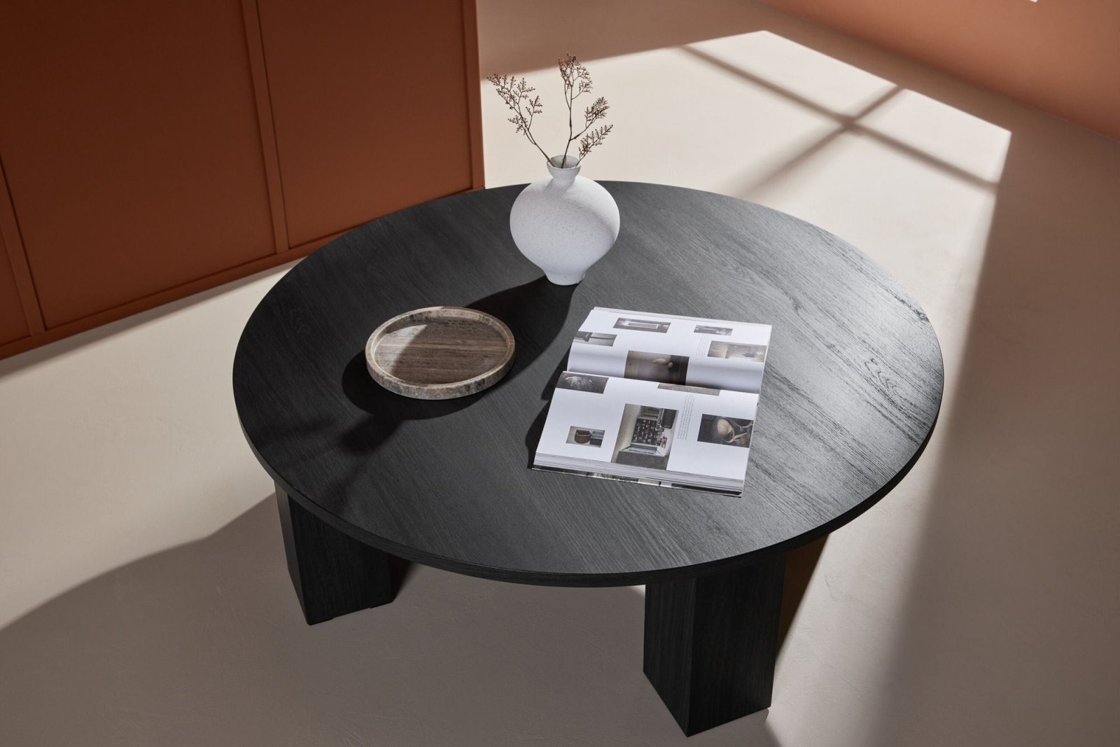 Venture Home Juno Soffbord ø120, Svart - Azalea Home