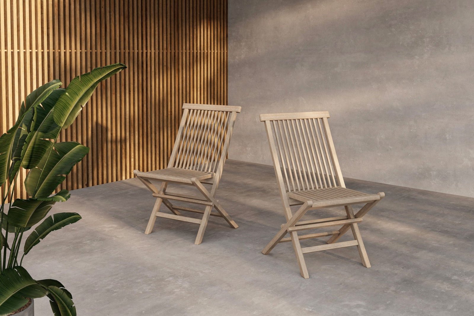 Venture Home Kenya Matstol 2 - Pack, Vitputsad - Azalea Home