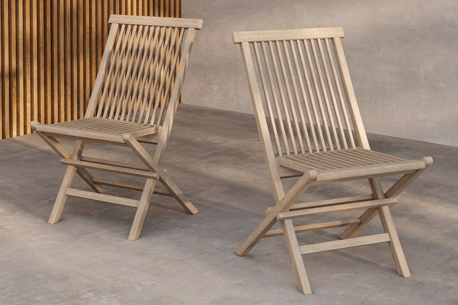Venture Home Kenya Matstol 2 - Pack, Vitputsad - Azalea Home