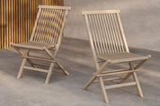 Venture Home Kenya Matstol 2 - Pack, Vitputsad - Azalea Home