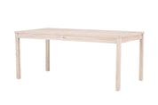 Venture Home Kenya Trädgårdsbord 180x90, Vitputsad - Azalea Home