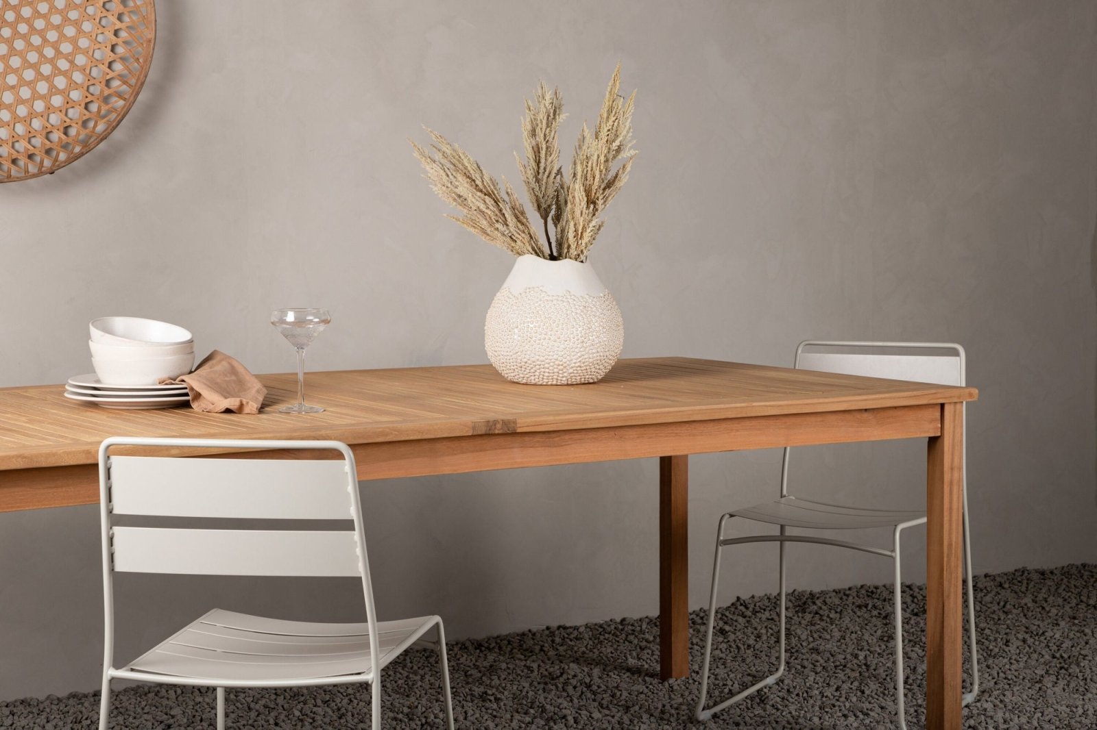 Venture Home Kenya Trädgårdsbord 220x100, Natur - Azalea Home
