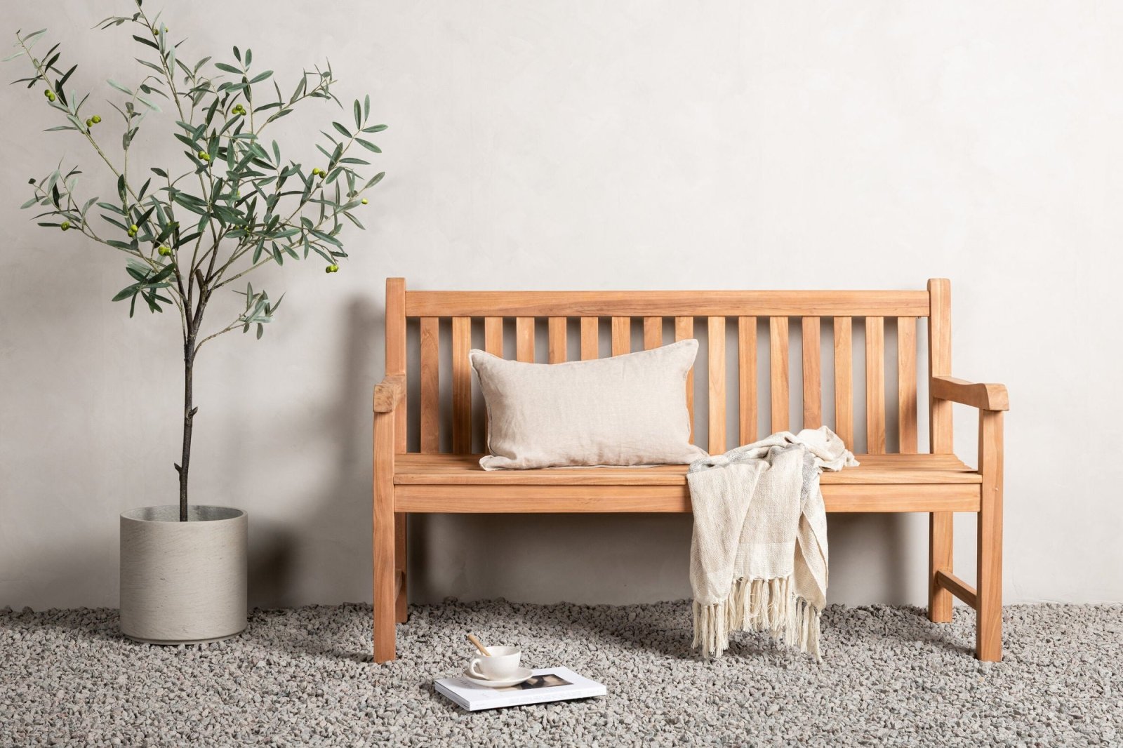Venture Home Kenya Utomhusbänk 150 x 62, Natur - Azalea Home