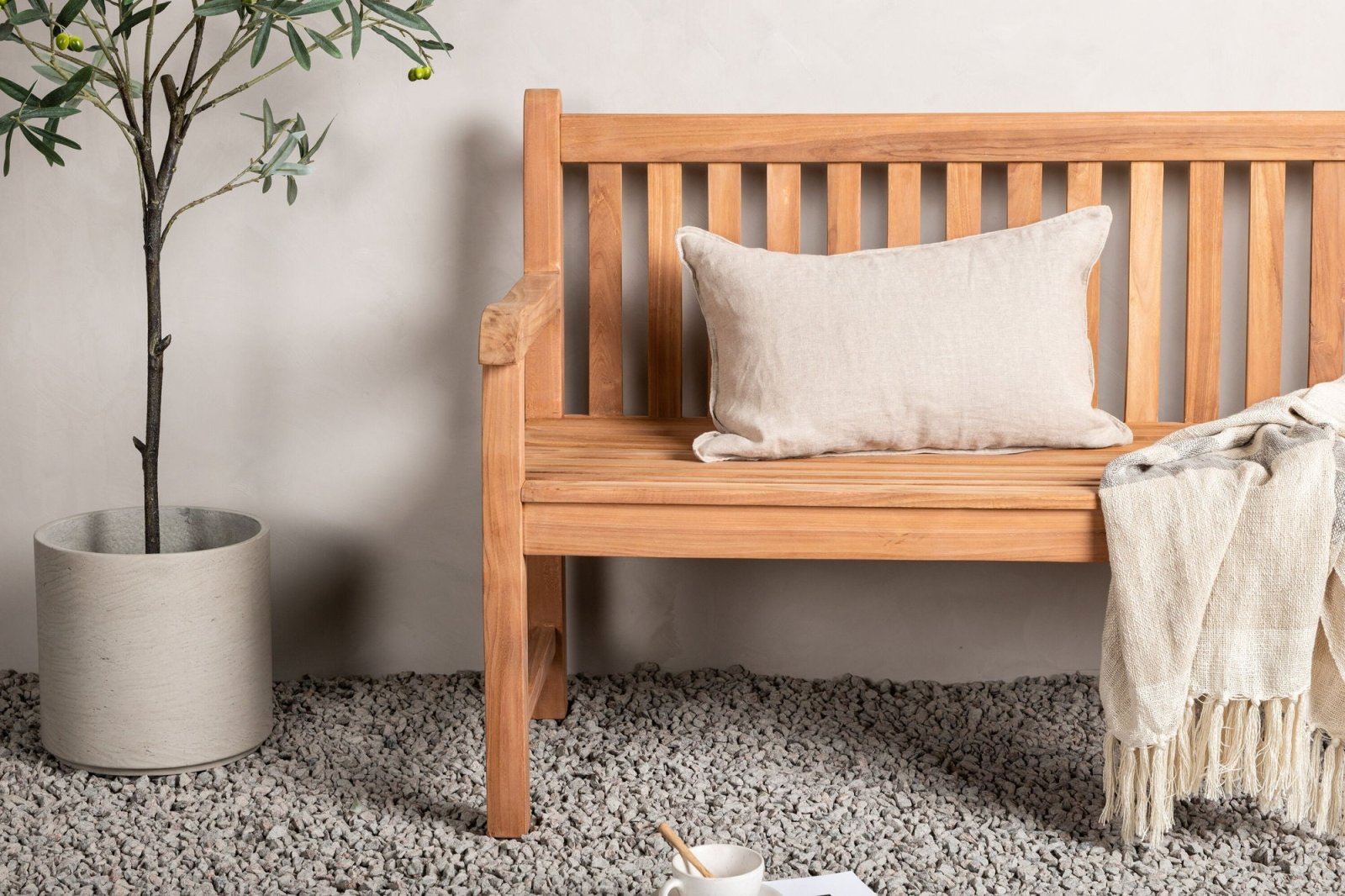 Venture Home Kenya Utomhusbänk 150 x 62, Natur - Azalea Home