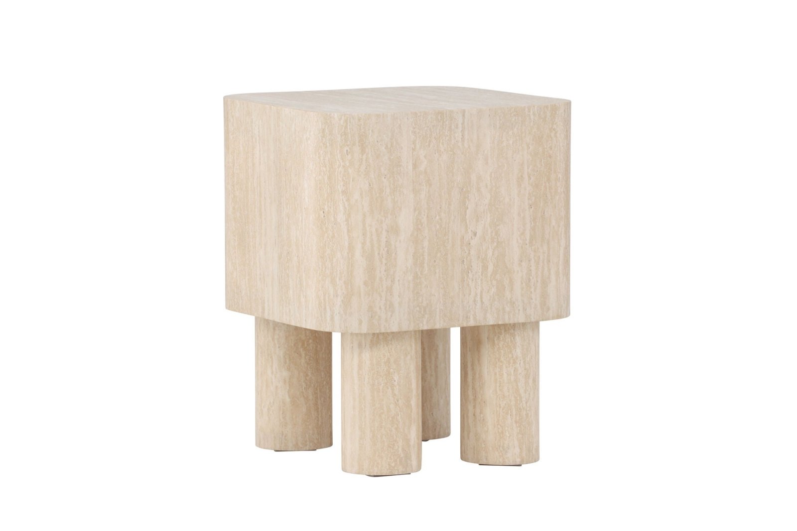 Venture Home Klirou Sidobord 40 x 40, Beige - Azalea Home