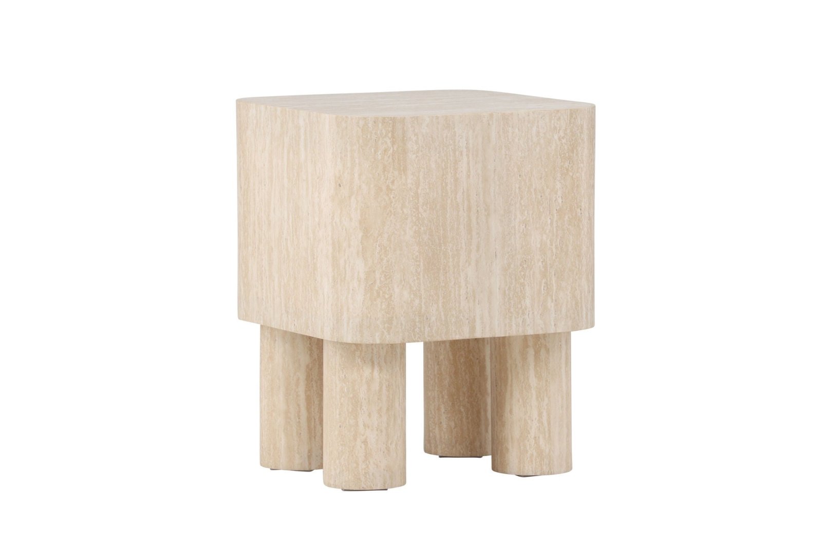 Venture Home Klirou Sidobord 40 x 40, Beige - Azalea Home