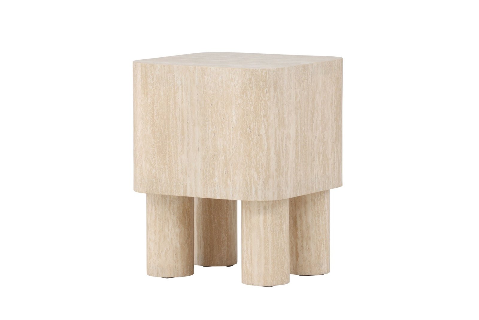 Venture Home Klirou Sidobord 40 x 40, Beige - Azalea Home