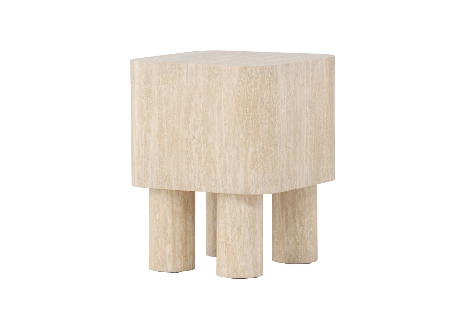 Venture Home Klirou Sidobord 40 x 40, Beige - Azalea Home