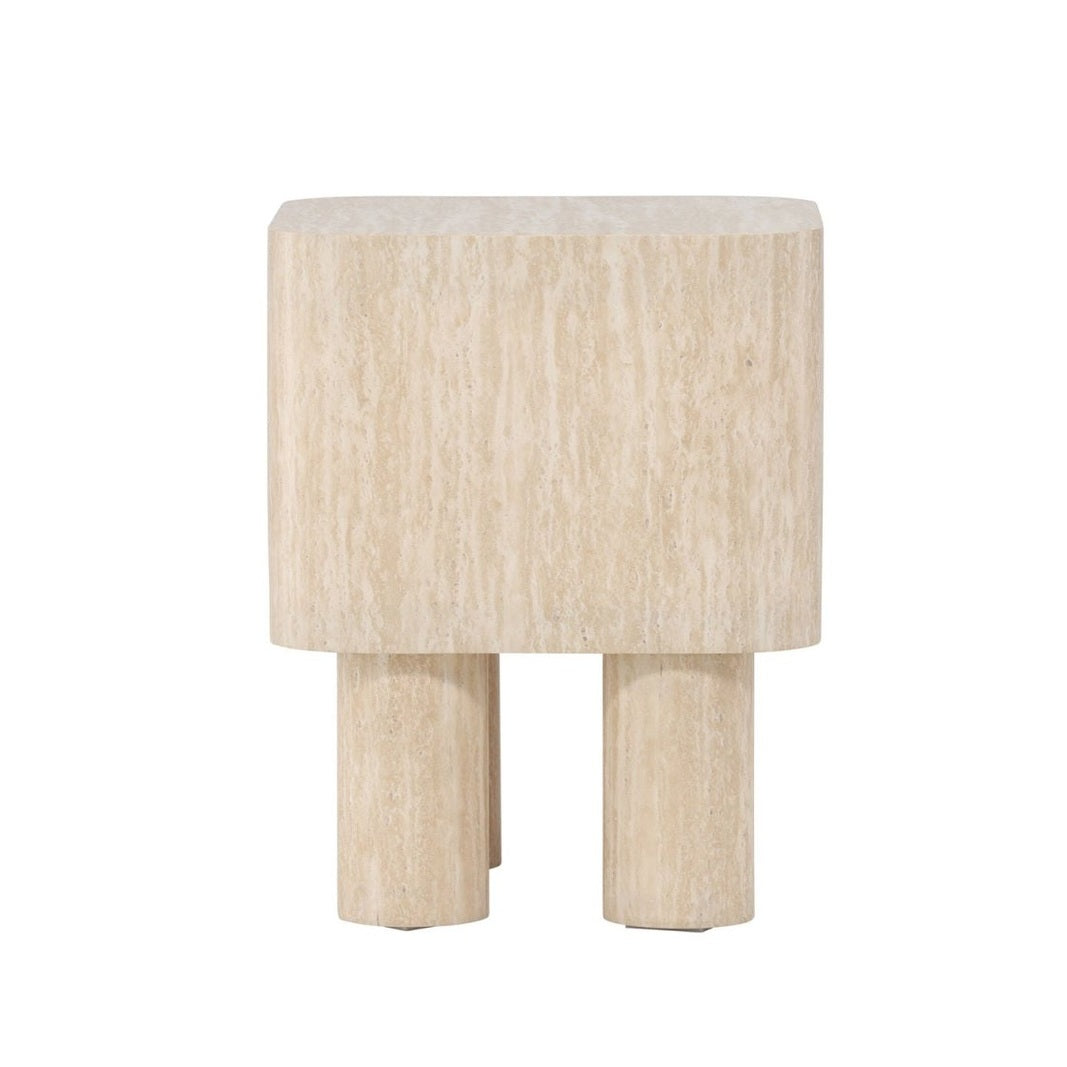 Venture Home Klirou Sidobord 40 x 40, Beige - Azalea Home