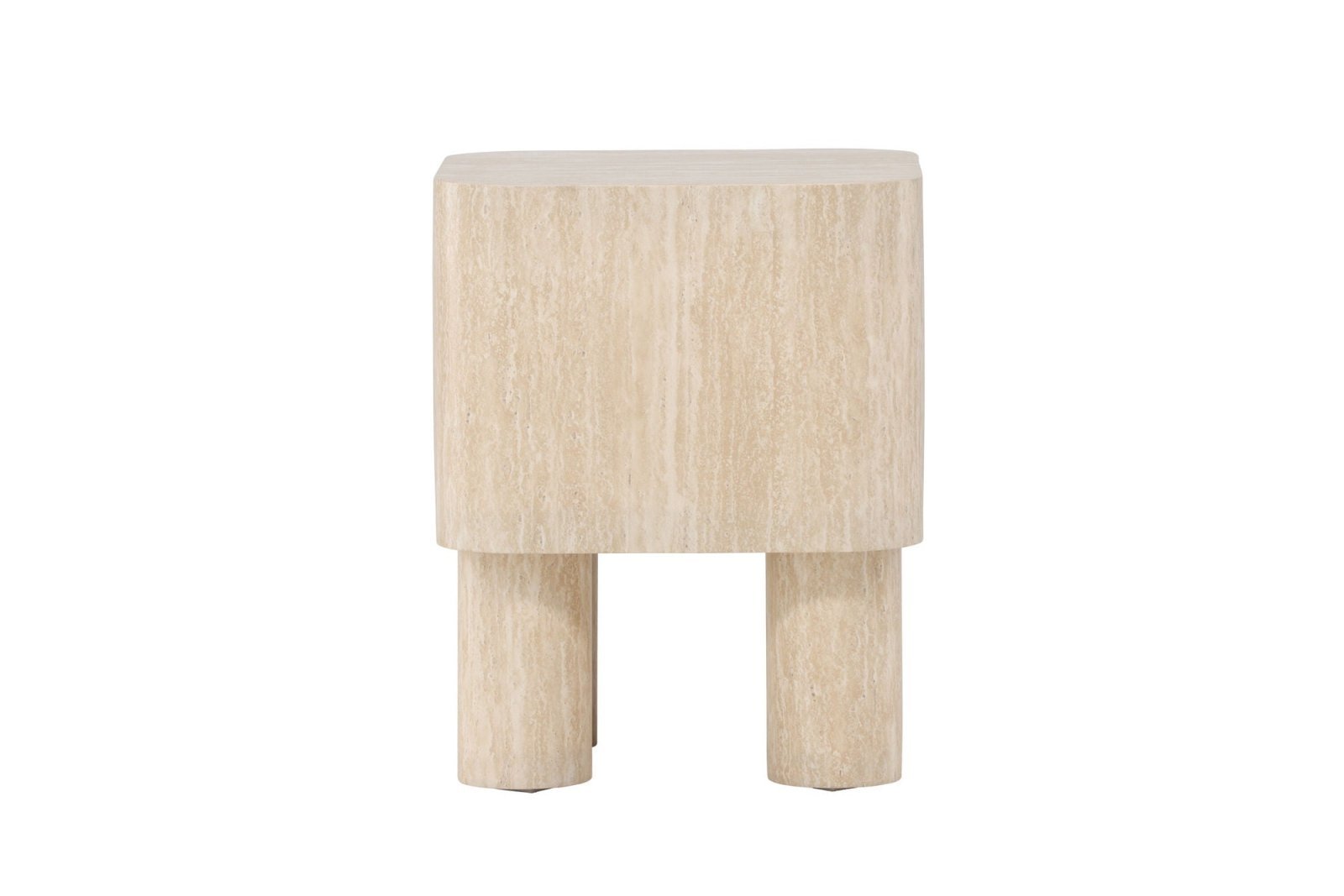 Venture Home Klirou Sidobord 40 x 40, Beige - Azalea Home