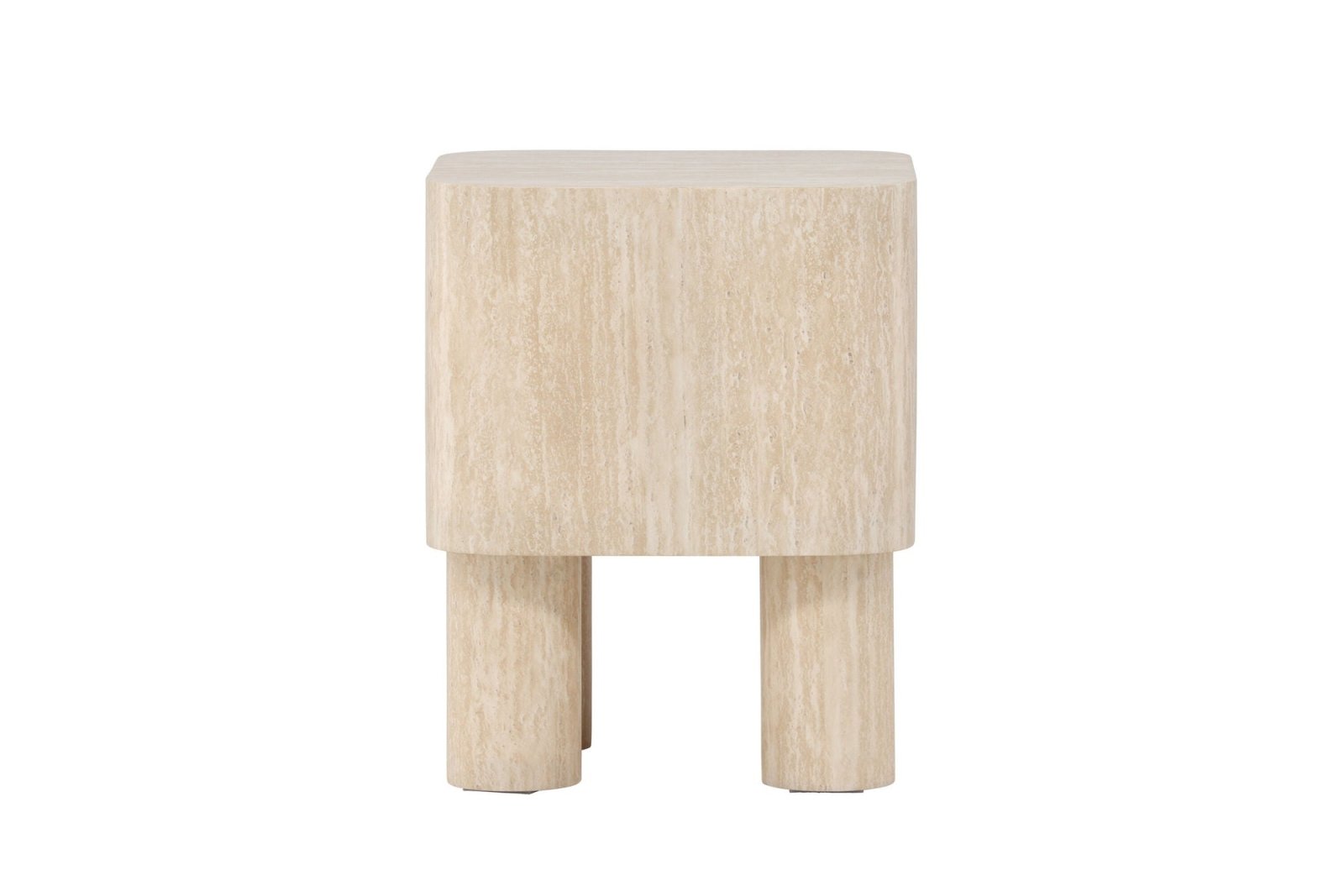 Venture Home Klirou Sidobord 40 x 40, Beige - Azalea Home