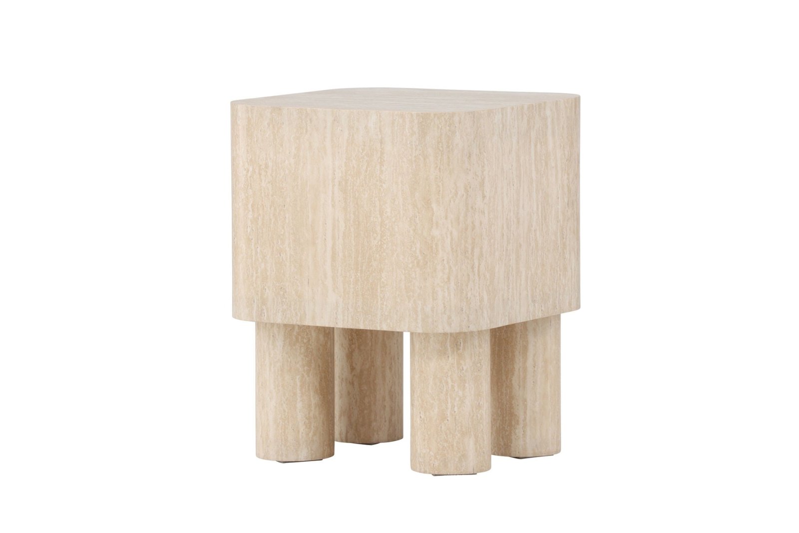 Venture Home Klirou Sidobord 40 x 40, Beige - Azalea Home
