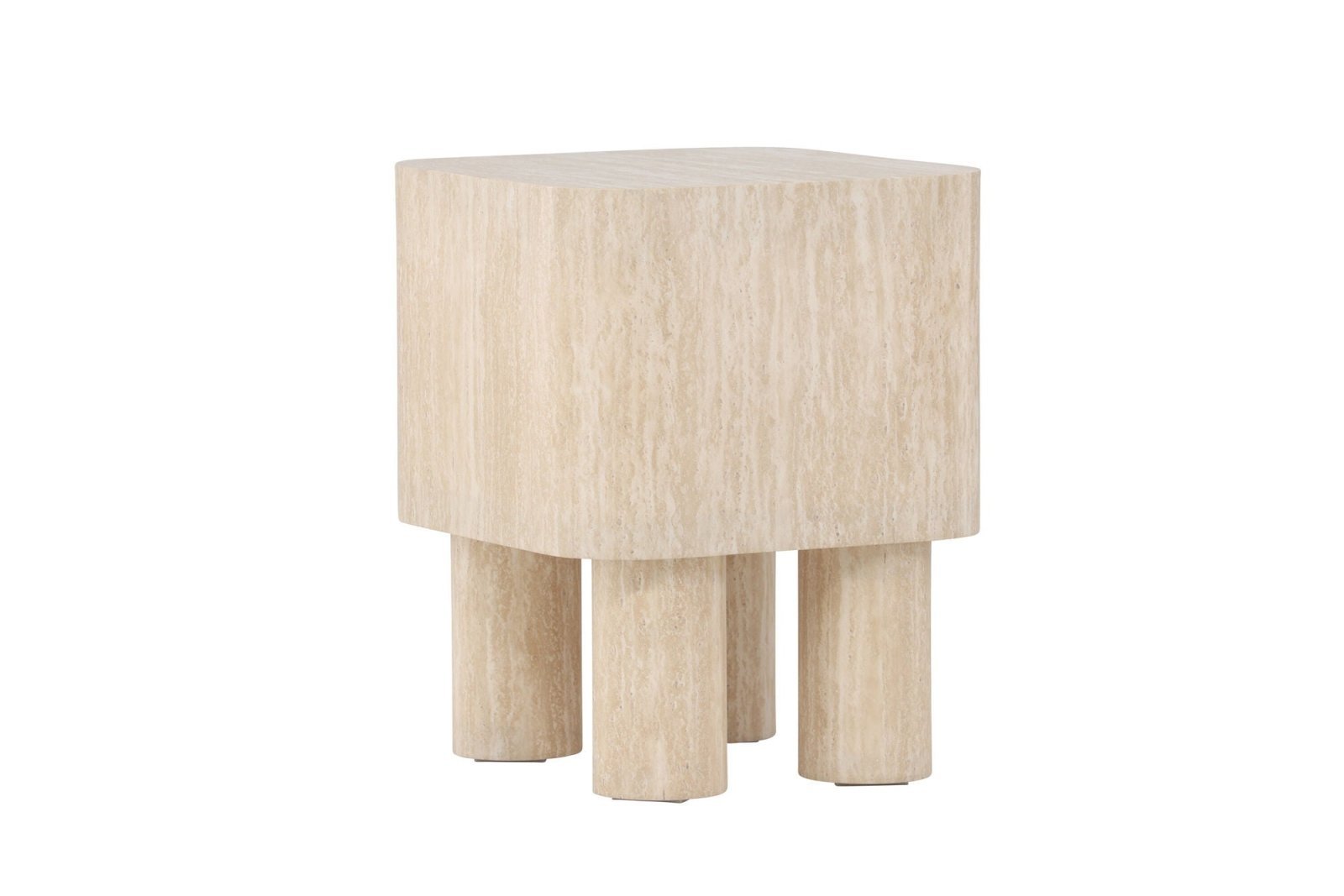 Venture Home Klirou Sidobord 40 x 40, Beige - Azalea Home