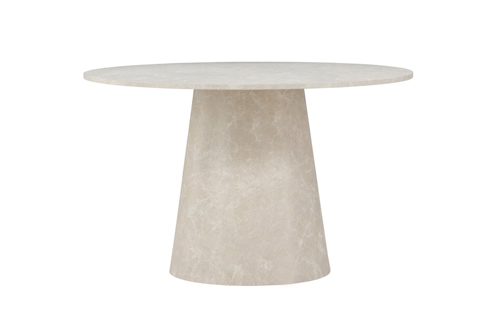 Venture Home Lanzo Matbord ø120, Beige - Azalea Home