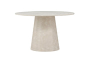 Venture Home Lanzo Matbord ø120, Beige - Azalea Home