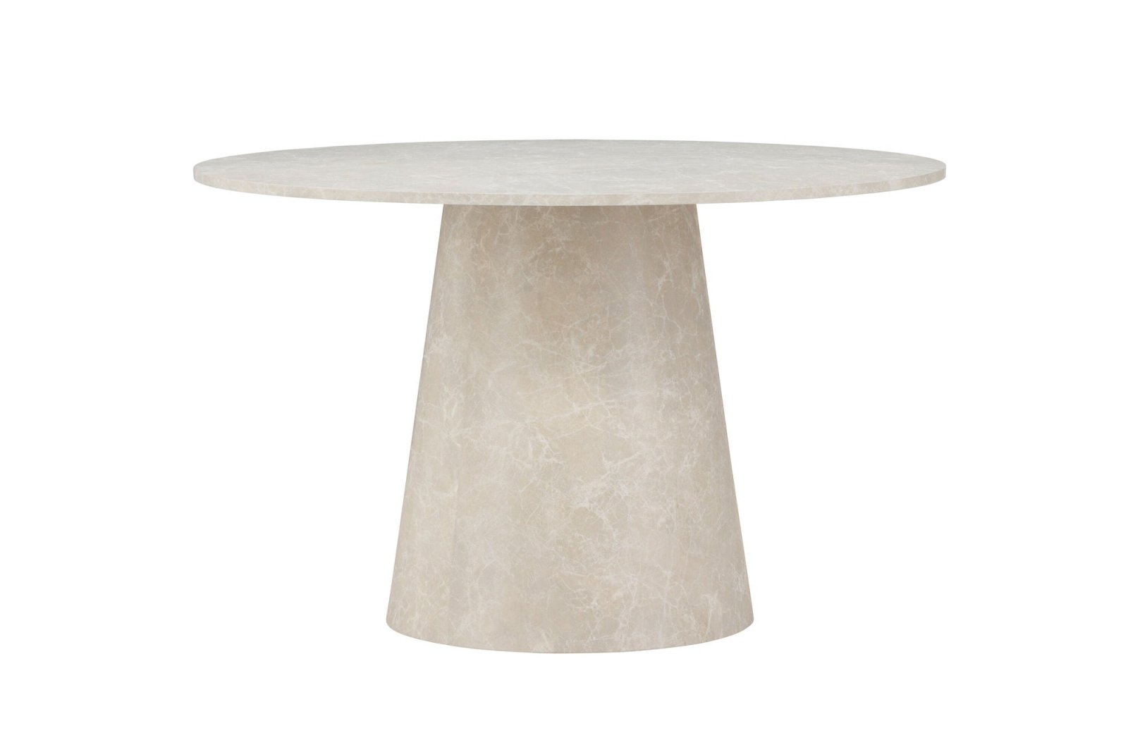 Venture Home Lanzo Matbord ø120, Beige - Azalea Home