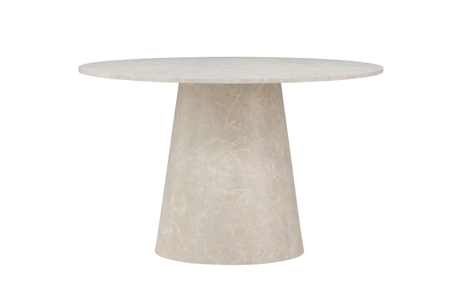 Venture Home Lanzo Matbord ø120, Beige - Azalea Home