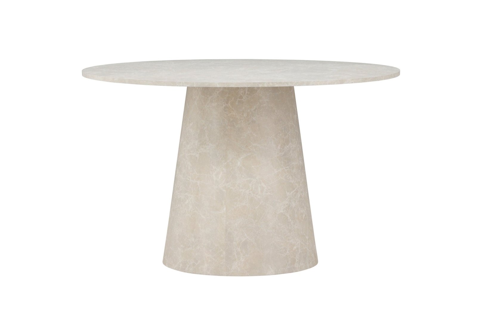 Venture Home Lanzo Matbord ø120, Beige - Azalea Home