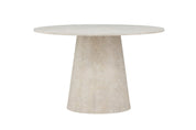 Venture Home Lanzo Matbord ø120, Beige - Azalea Home