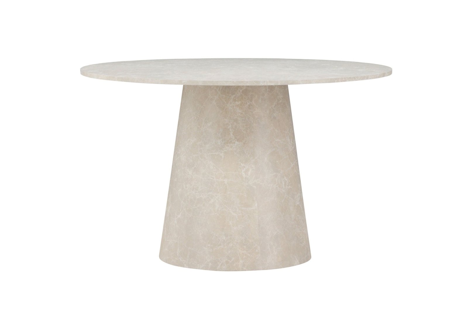 Venture Home Lanzo Matbord ø120, Beige - Azalea Home