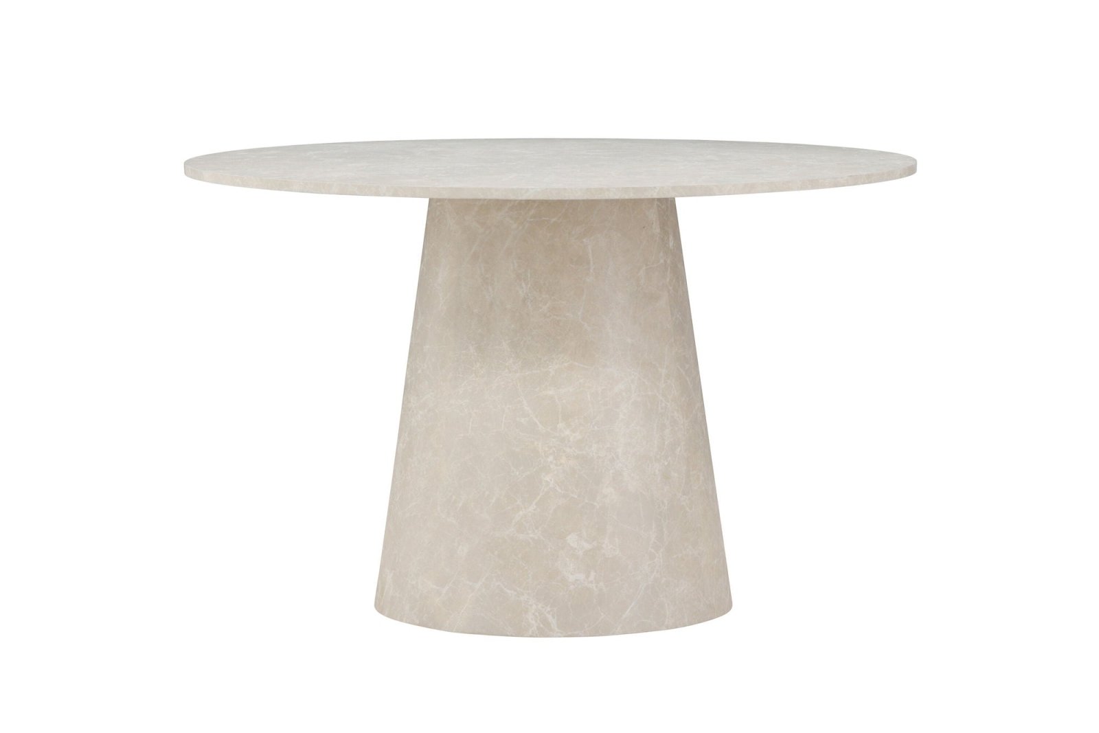 Venture Home Lanzo Matbord ø120, Beige - Azalea Home
