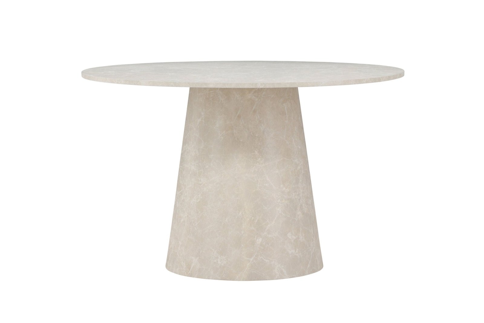 Venture Home Lanzo Matbord ø120, Beige - Azalea Home