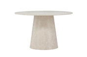 Venture Home Lanzo Matbord ø120, Beige - Azalea Home