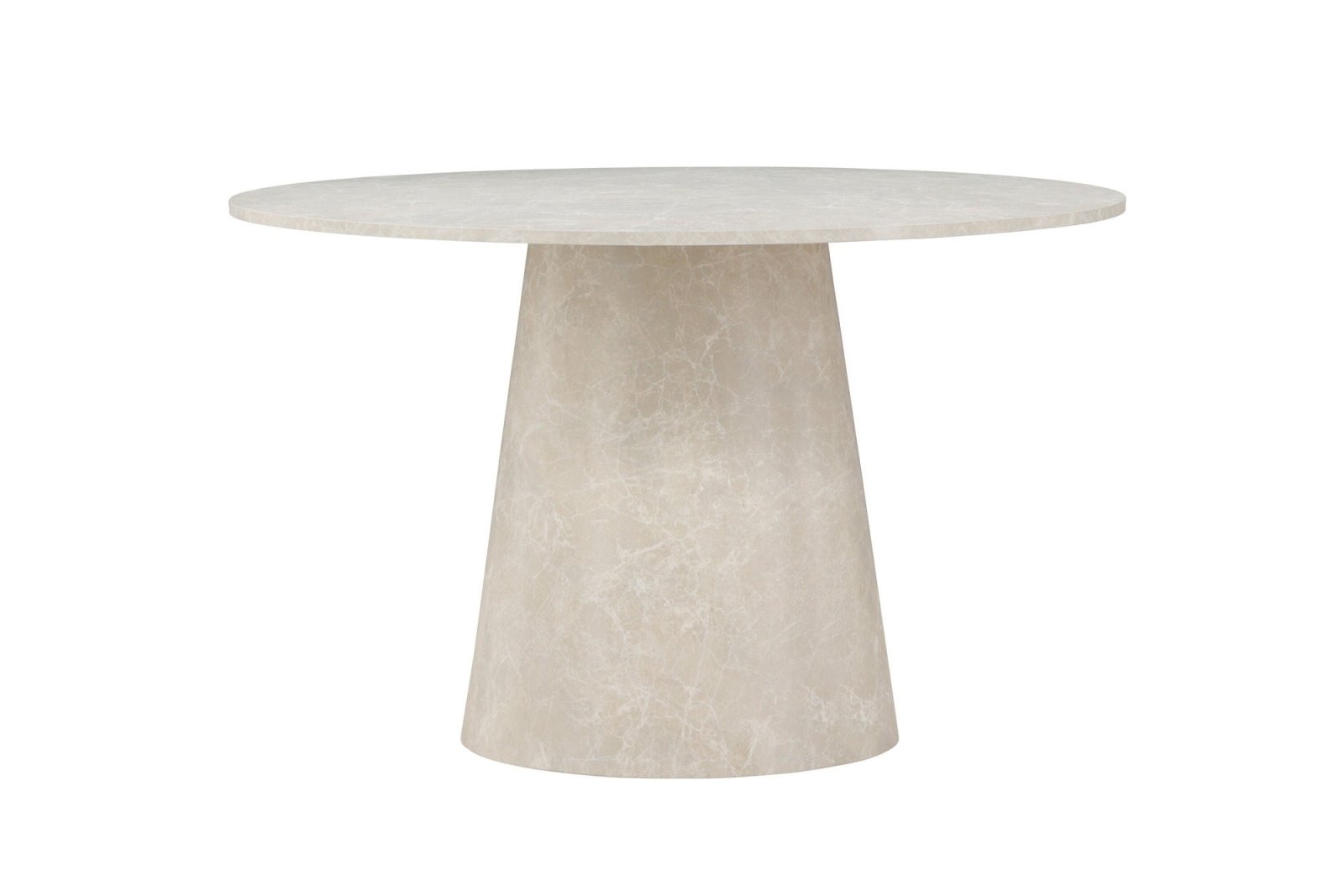 Venture Home Lanzo Matbord ø120, Beige - Azalea Home