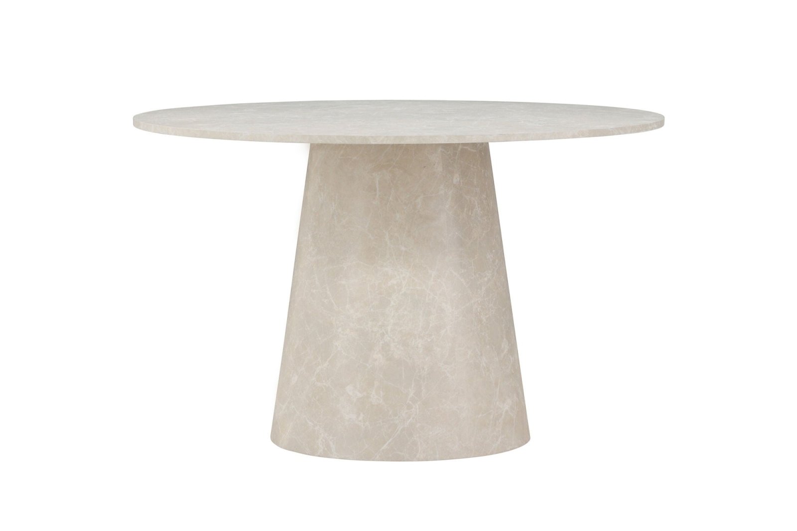 Venture Home Lanzo Matbord ø120, Beige - Azalea Home