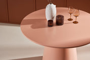 Venture Home Lanzo Matbord ø120, Peach - Azalea Home