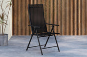 Venture Home Levanzo Trädgårdsstol 2 - Pack, Svart - Azalea Home