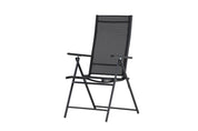 Venture Home Levanzo Trädgårdsstol 2 - Pack, Svart - Azalea Home
