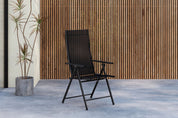 Venture Home Levanzo Trädgårdsstol 2 - Pack, Svart - Azalea Home