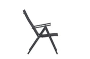 Venture Home Levanzo Trädgårdsstol 2 - Pack, Svart - Azalea Home