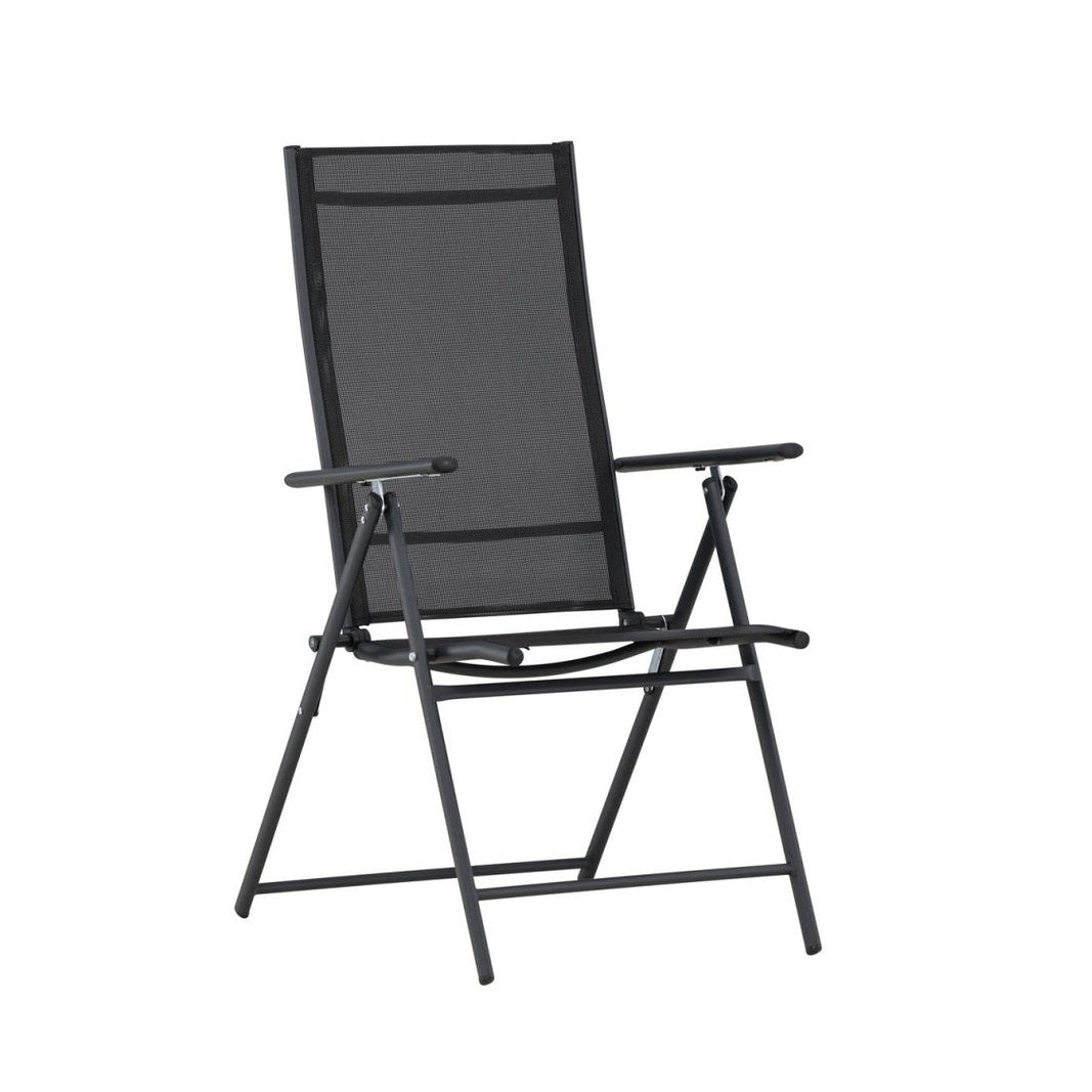 Venture Home Levanzo Trädgårdsstol 2 - Pack, Svart - Azalea Home