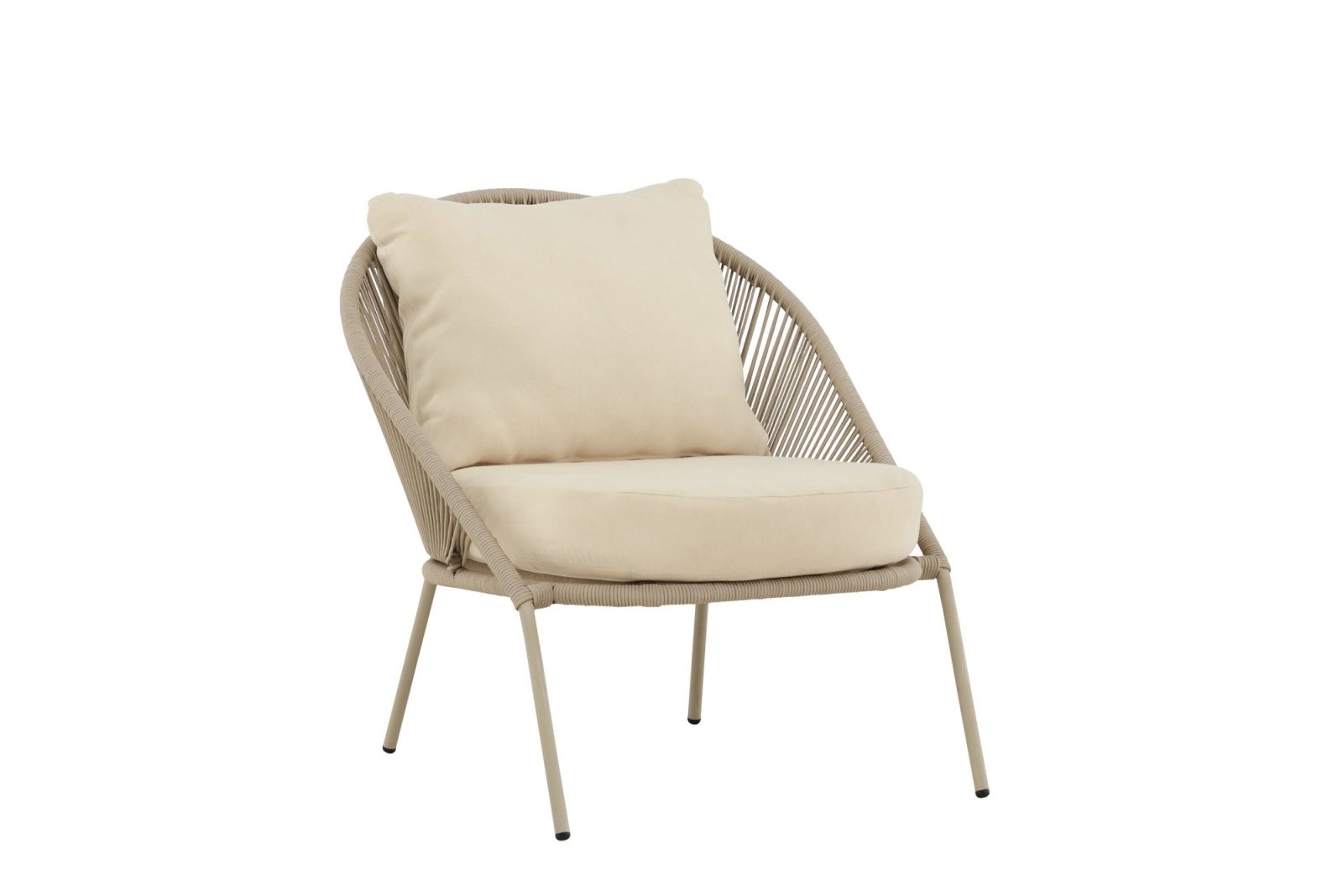 Venture Home Lindos Loungestol 2 - Pack, Beige - Azalea Home