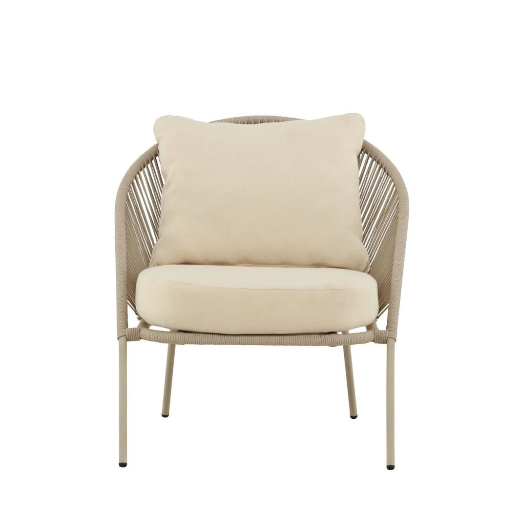 Venture Home Lindos Loungestol 2 - Pack, Beige - Azalea Home