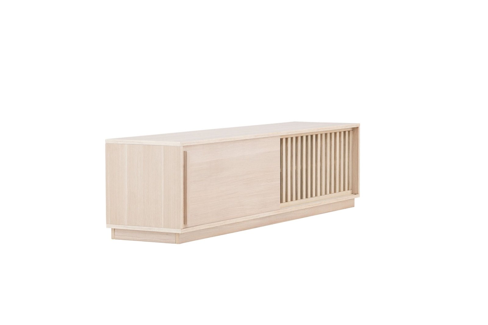 Venture Home Lugo TV - bänk 180 x 45, Vitputsad - Azalea Home