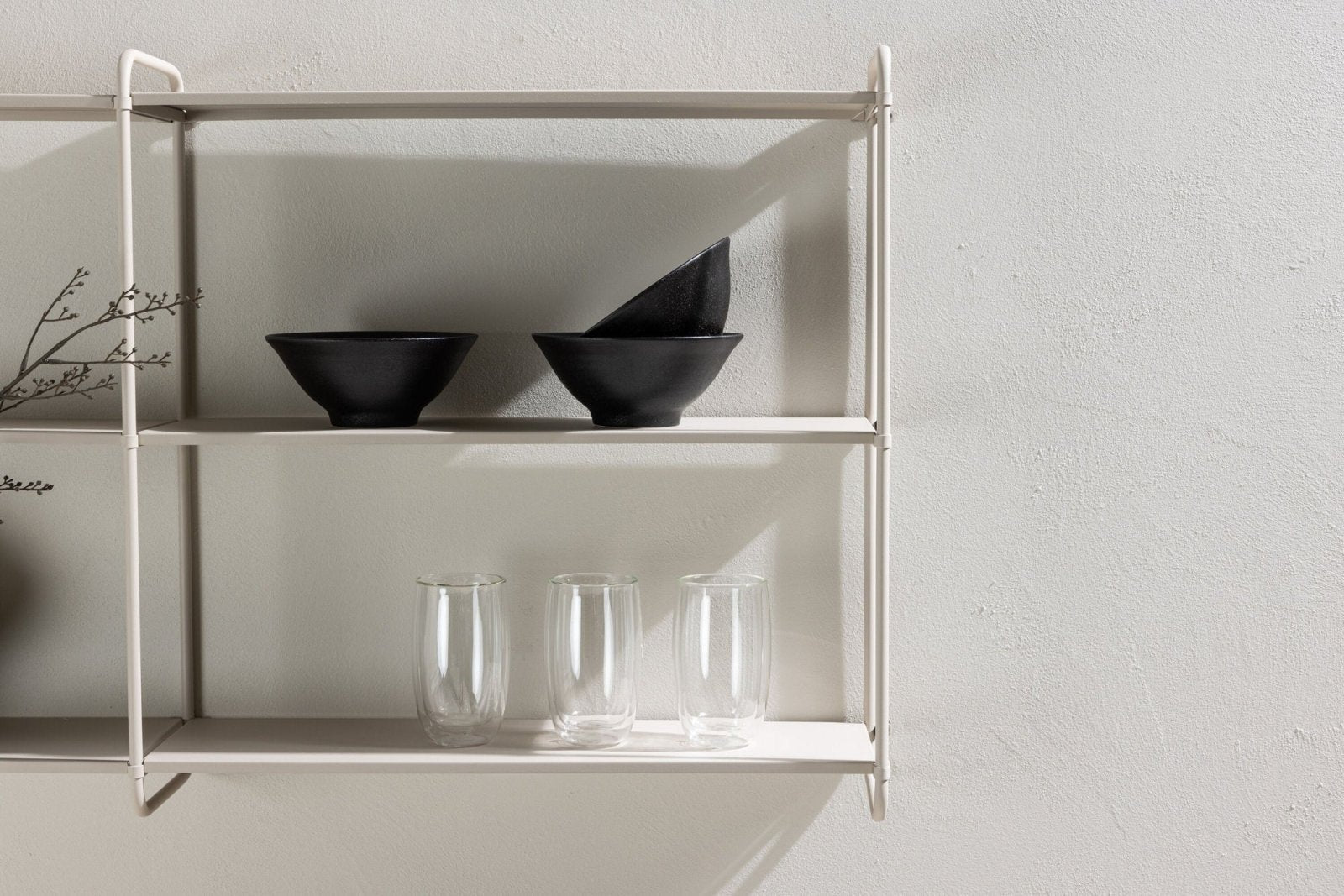 Venture Home Lyon Hylla, Beige - Azalea Home