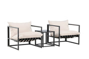 Venture Home Messina Loungegrupp Utomhus, Beige - Azalea Home