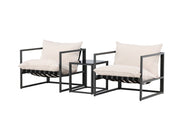 Venture Home Messina Loungegrupp Utomhus, Beige - Azalea Home