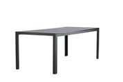 Venture Home Mirko Trädgårdsbord 205x90, Svart - Azalea Home