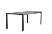 Venture Home Mirko Trädgårdsbord 205x90, Svart - Azalea Home