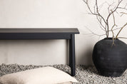 Venture Home Modena Utebänk 180 x 40, Svart - Azalea Home