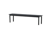 Venture Home Modena Utebänk 180 x 40, Svart - Azalea Home