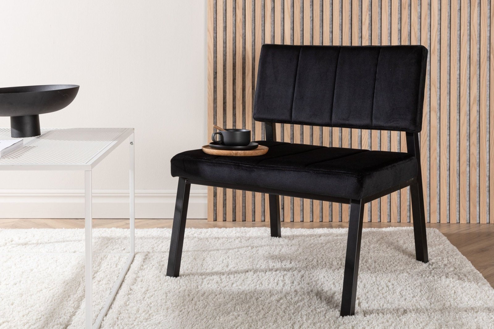 Venture Home Monett Fåtölj 2 - Pack, Svart - Azalea Home